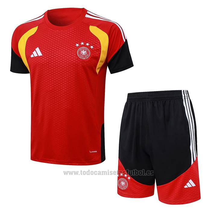 Chandal del Alemania Manga Corta 2025-2026 Rojo - Pantalon Corto