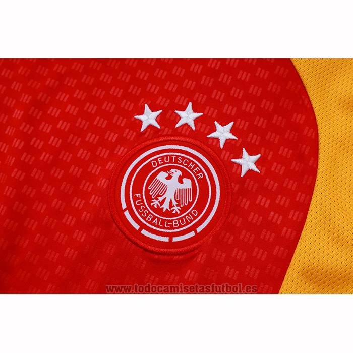 Chandal del Alemania Manga Corta 2025-2026 Rojo - Pantalon Corto
