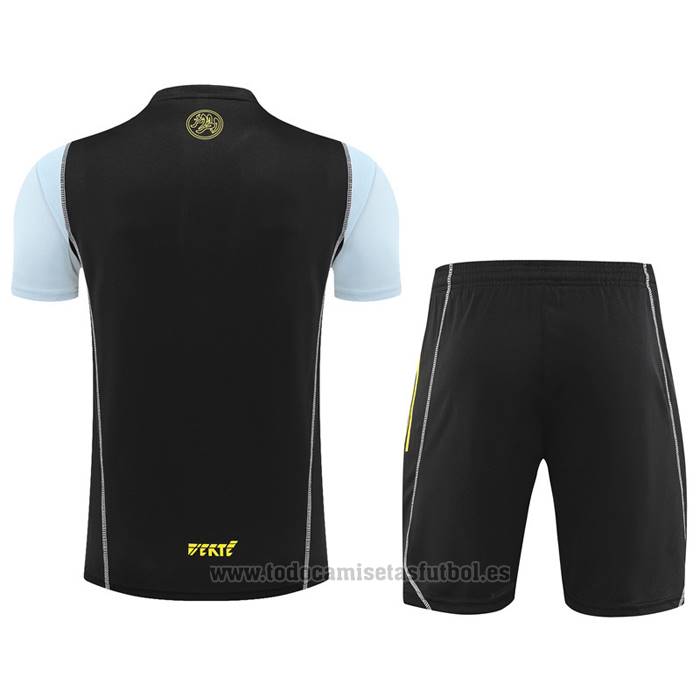 Chandal del Argelia Manga Corta 2023-2024 Negro - Pantalon Corto