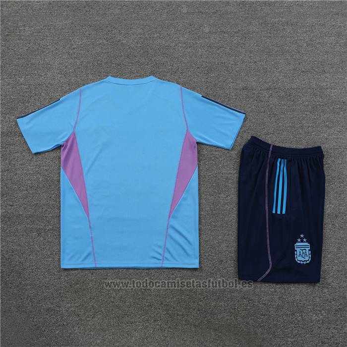 Chandal del Argentina Manga Corta 2023-2024 Azul Oscuro - Pantalon Corto