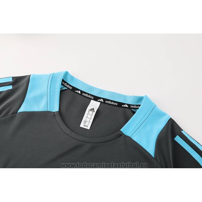 Chandal del Argentina Manga Corta 2024-2025 Gris - Pantalon Corto