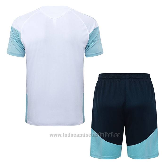 Chandal del Argentina Manga Corta 2025-2026 Blanco - Pantalon Corto