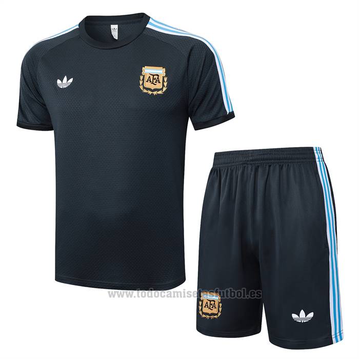 Chandal del Argentina Manga Corta 2025-2026 Gris - Pantalon Corto