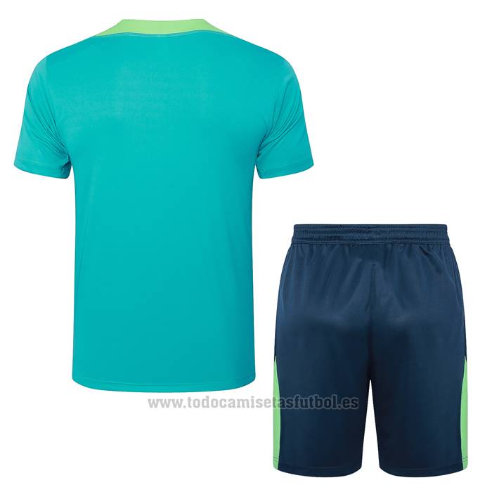 Chandal del Brasil Manga Corta 2024-2025 Verde - Pantalon Corto