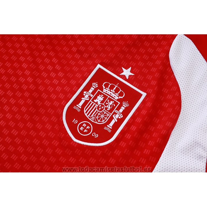 Chandal del Espana Manga Corta 2026-2027 Rojo - Pantalon Corto