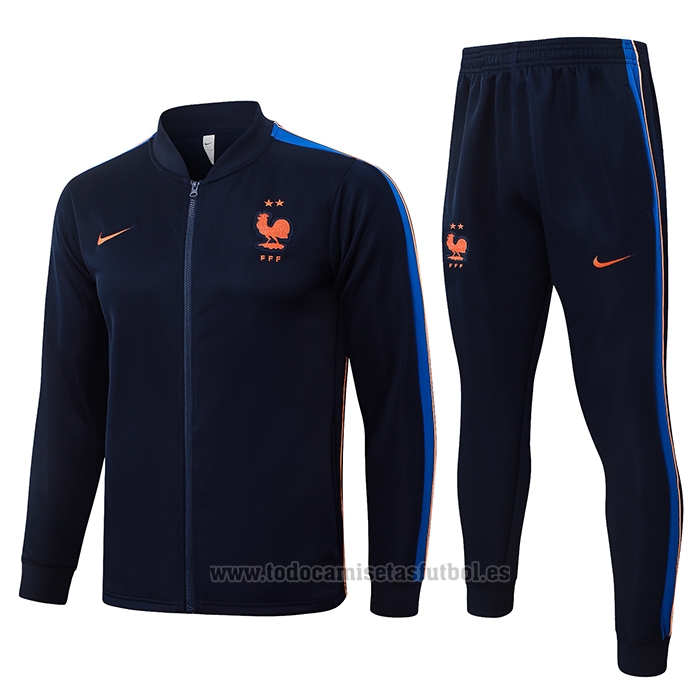 Chandal de Chaqueta del Francia Nino 2026-2027 Azul
