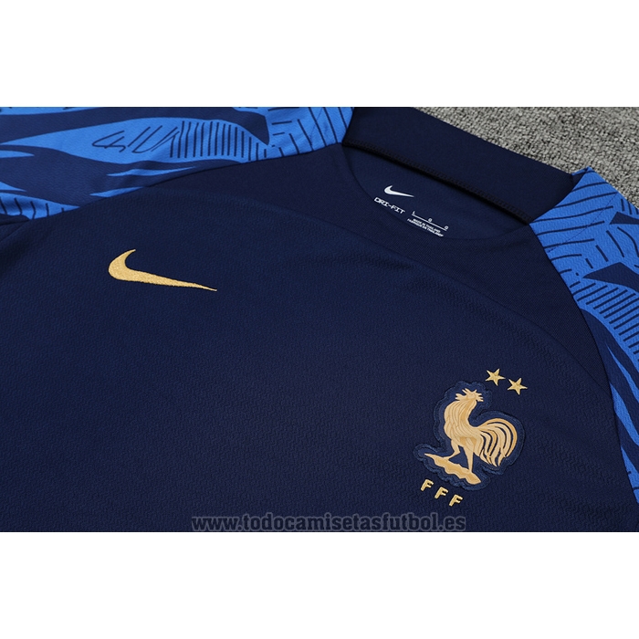 Chandal del Francia Manga Corta 2022-2023 Azul - Pantalon Corto