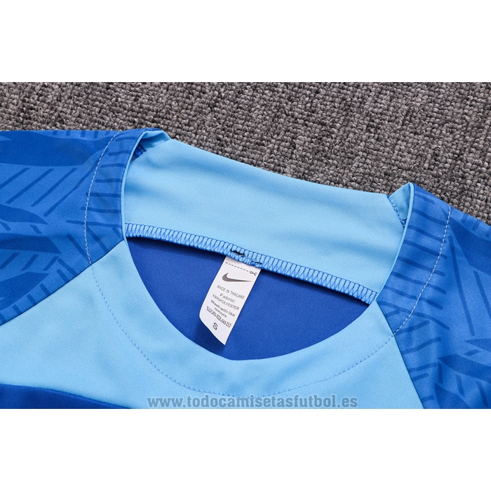 Chandal del Inglaterra Manga Corta 2022-2023 Azul - Pantalon Corto