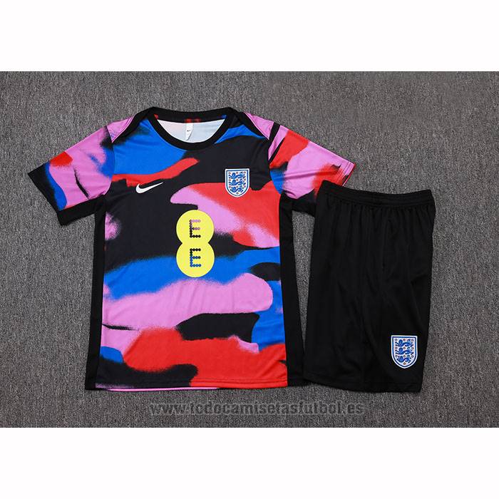 Chandal del Inglaterra Manga Corta 2025-2026 Multicolor - Pantalon Corto