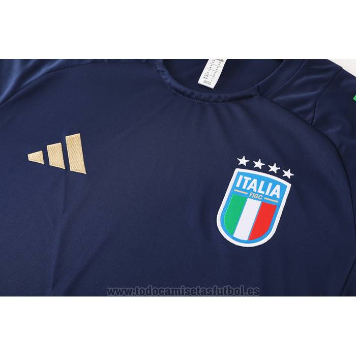 Chandal del Italia Manga Corta 2024-2025 Azul - Pantalon Corto