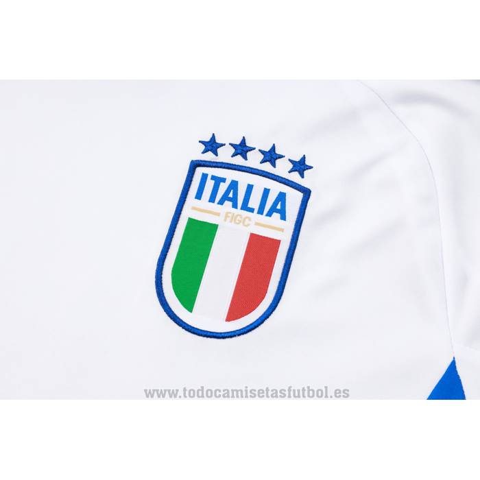 Chandal del Italia Manga Corta 2024-2025 Blanco - Pantalon Corto