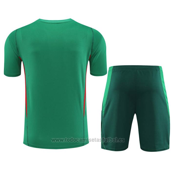 Chandal del Mexico Manga Corta 2023-2024 Verde - Pantalon Corto