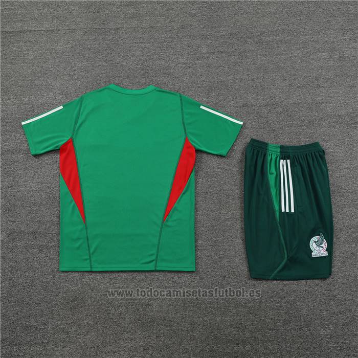 Chandal del Mexico Manga Corta 2023-2024 Verde - Pantalon Corto
