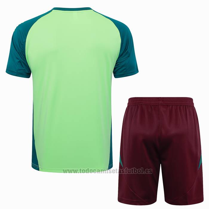 Chandal del Mexico Manga Corta 2024-2025 Verde - Pantalon Corto
