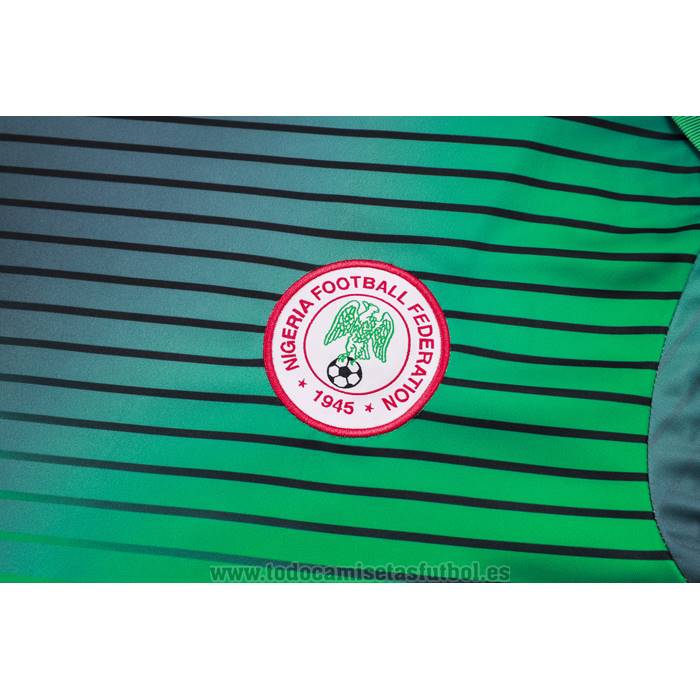 Chandal del Nigeria Manga Corta 2024-2025 Gris Verde - Pantalon Corto