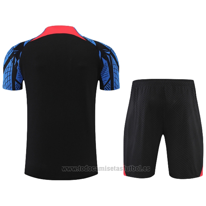 Chandal del Portugal Manga Corta 2022-2023 Negro - Pantalon Corto
