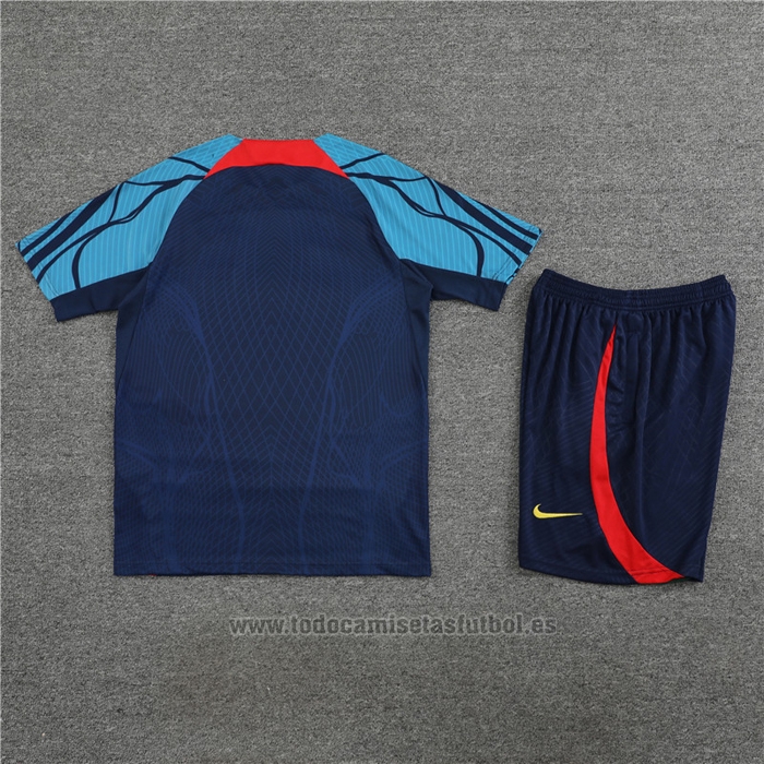 Chandal del Portugal Manga Corta 2022-2023 Azul - Pantalon Corto