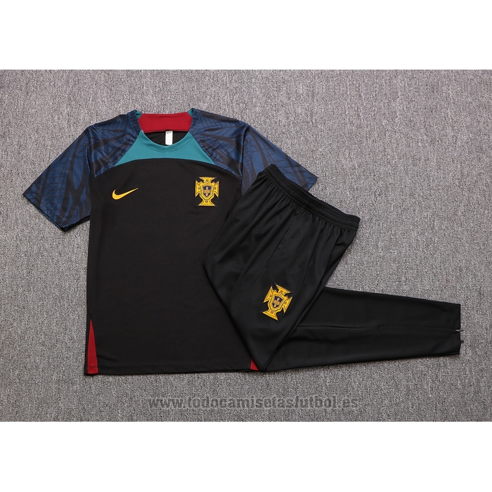 Chandal del Portugal Manga Corta 2022-2023 Negro