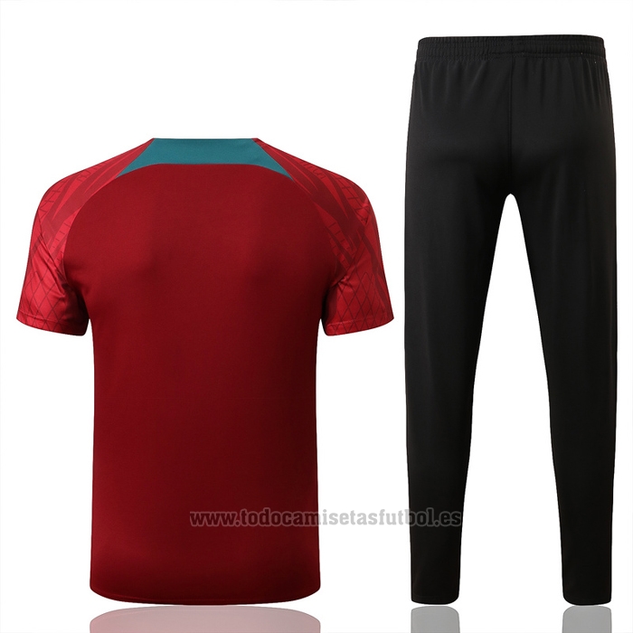 Chandal del Portugal Manga Corta 2022-2023 Rojo