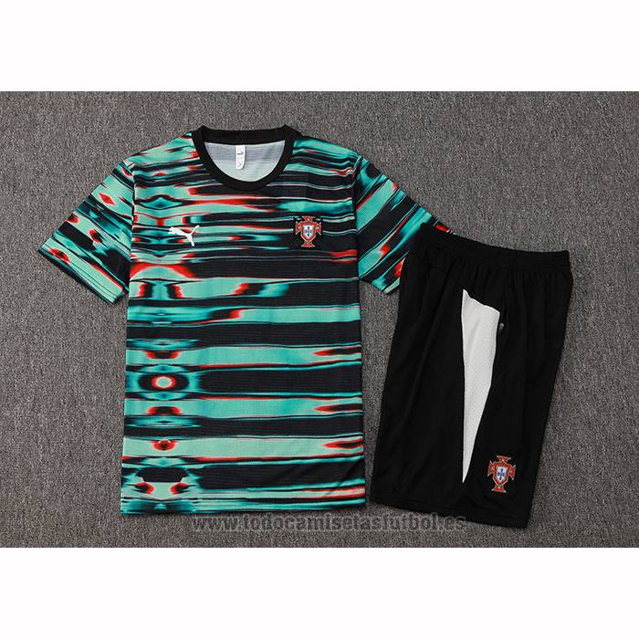 Chandal del Portugal Manga Corta 2025-2026 Verde - Pantalon Corto