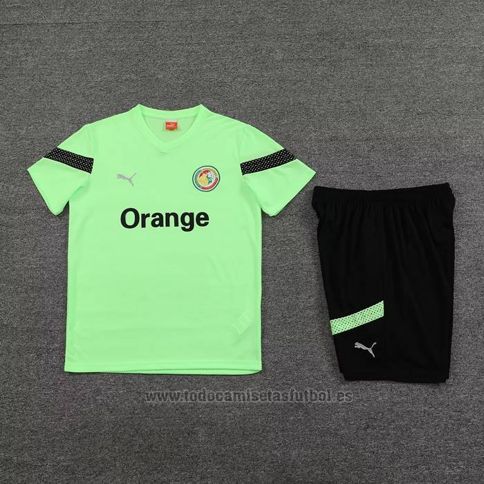 Chandal del Senegal Manga Corta 2023-2024 Verde - Pantalon Corto