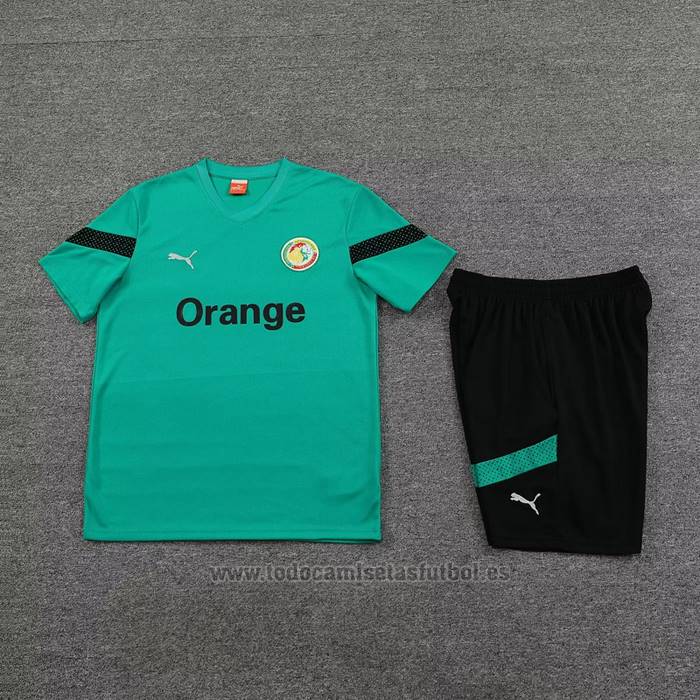 Chandal del Senegal Manga Corta 2023-2024 Verde - Pantalon Corto